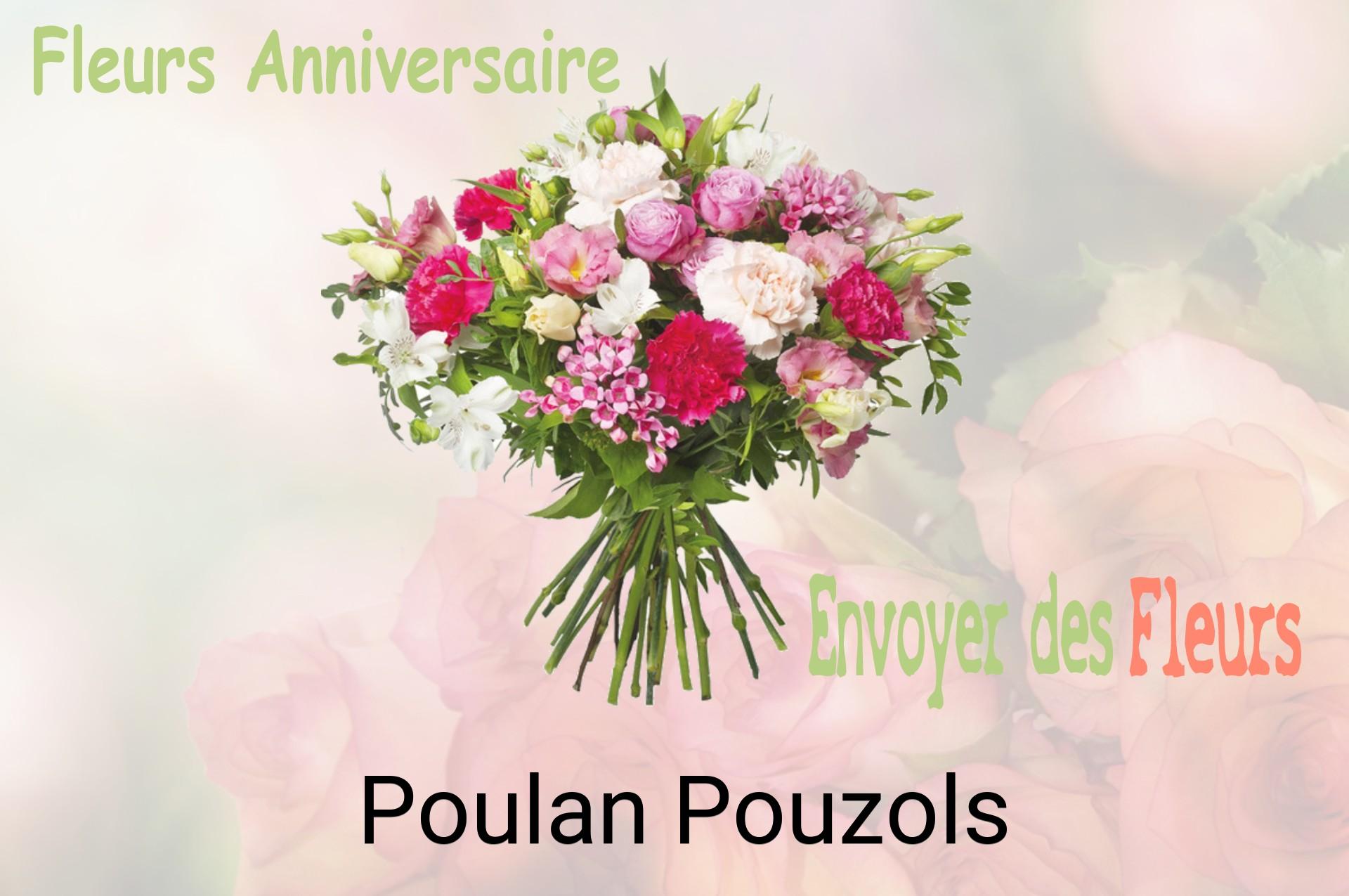 Bouquet de fleurs d’anniversaire livré à Poulan-Pouzols