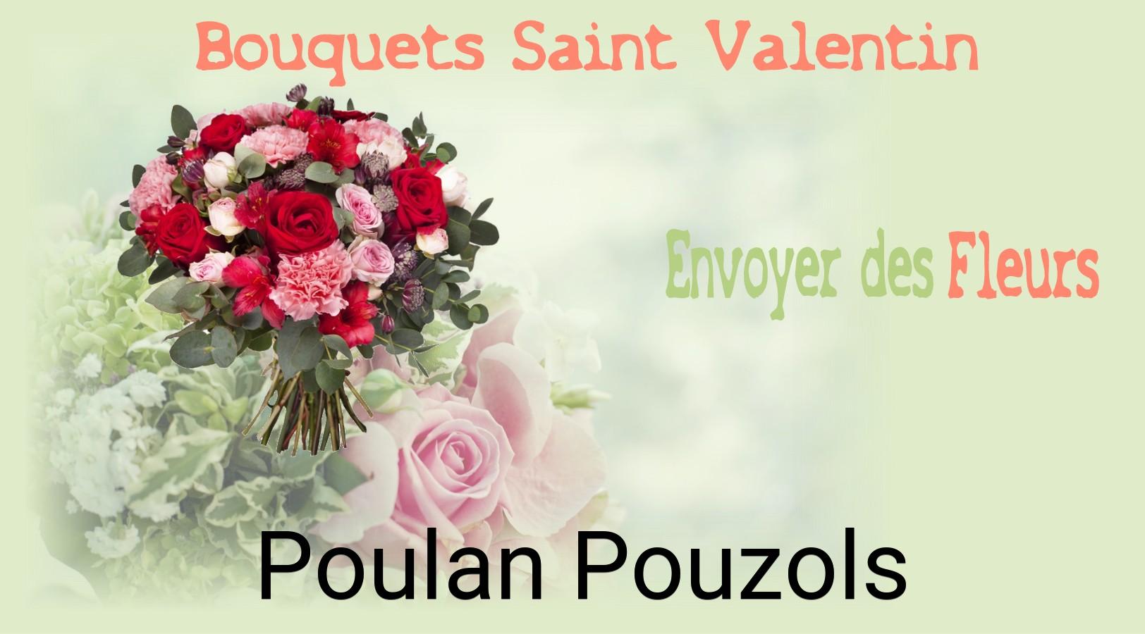 Roses de Saint-Valentin livrées à Poulan-Pouzols